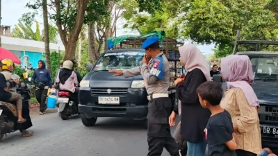 Tradisi Nyongkolan Berjalan Aman Berkat Pengawalan Polsek Kuripan
