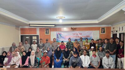 Desa Rumak Bergerak Lawan TPPO, Polsek Kediri Gelar Edukasi Warga