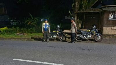 Polsek Kuripan Intensifkan Patroli Malam di Dusun Dasan Geres Pande
