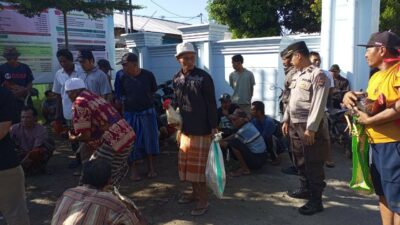 Silaturahmi Polres Lombok Barat di Pasar Segenter Warga Diajak Aktif Jaga Keamanan