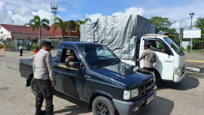 Jamin Kamtibmas, Kapolsek Pimpin Pemeriksaan Bongkaran Kapal Lembar