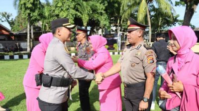 Polres Lombok Barat Gelar Kenaikan Pangkat Personel