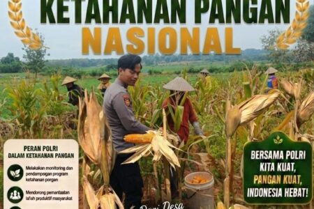 Dukung Astacita Presiden, Polsek Kenduruan Polresta Tuban Turun Langsung Bantu Petani Panen Jagung di Desa Jamprong
