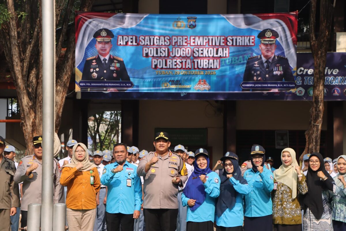 Ciptakan Sekolah Bebas Perundungan, Polresta Tuban Bentuk Satgas Polisi Jogo Sekolah